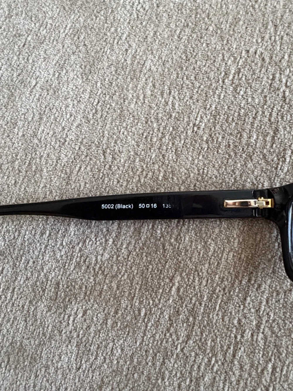 Coach Kids Black Rectangular Reading Glasses with Subtle Gold Accents